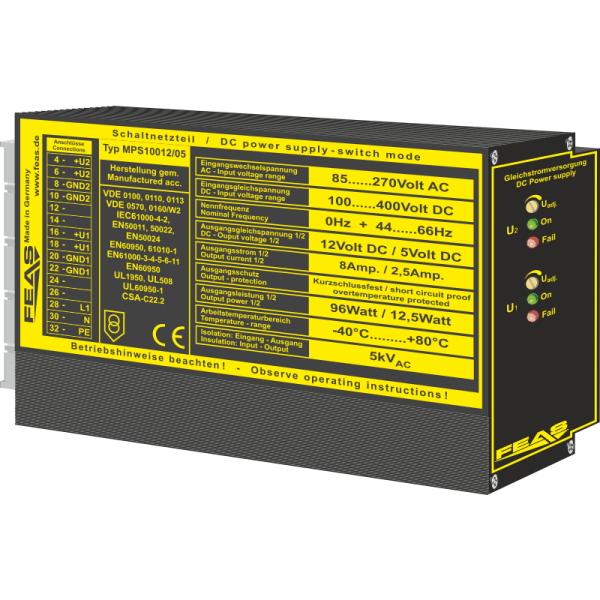 Switch mode power supply MPS10012/05-1