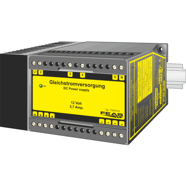 PSUG123 - linear regulated power supply - 12 VDC