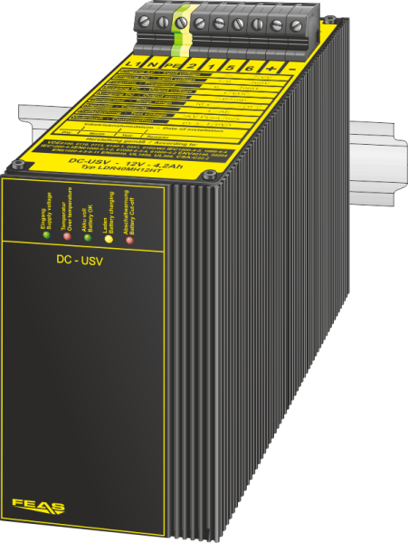 Netzteil mit Akkupufferung LDR40MH12-HT-H