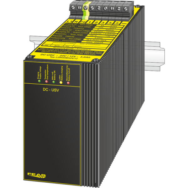 LDR40MH24/12-H - Power supply with output buffering