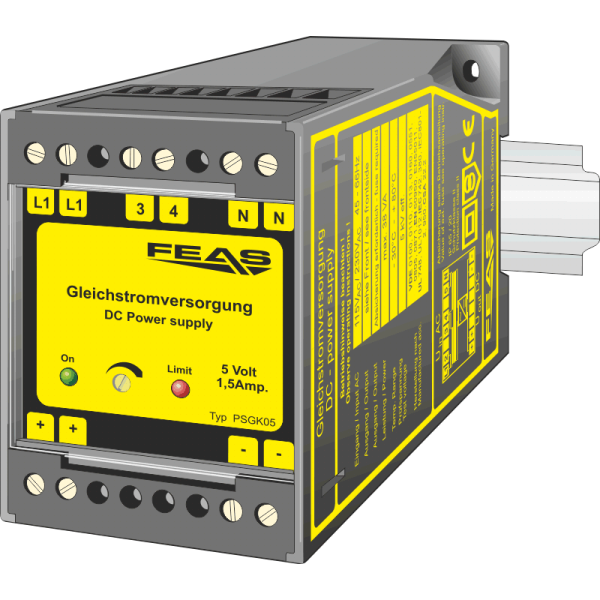 PSGK 05 - Linear regulated power supply - 5 VDC