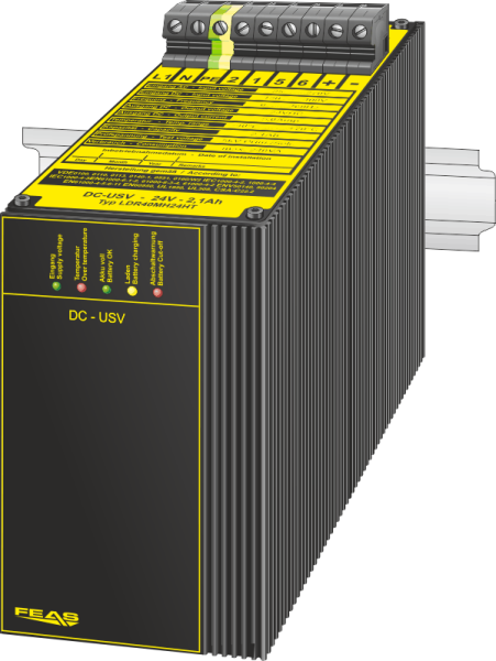 Netzteil mit Akkupufferung LDR40MH24-HT-H
